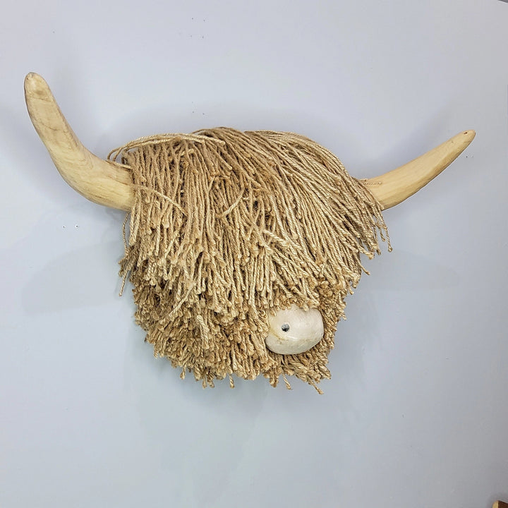 Elspeth Natural Jute Highland Cow - Large