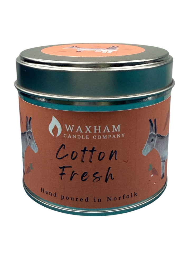 Candle In A Tin -Cotton Fresh