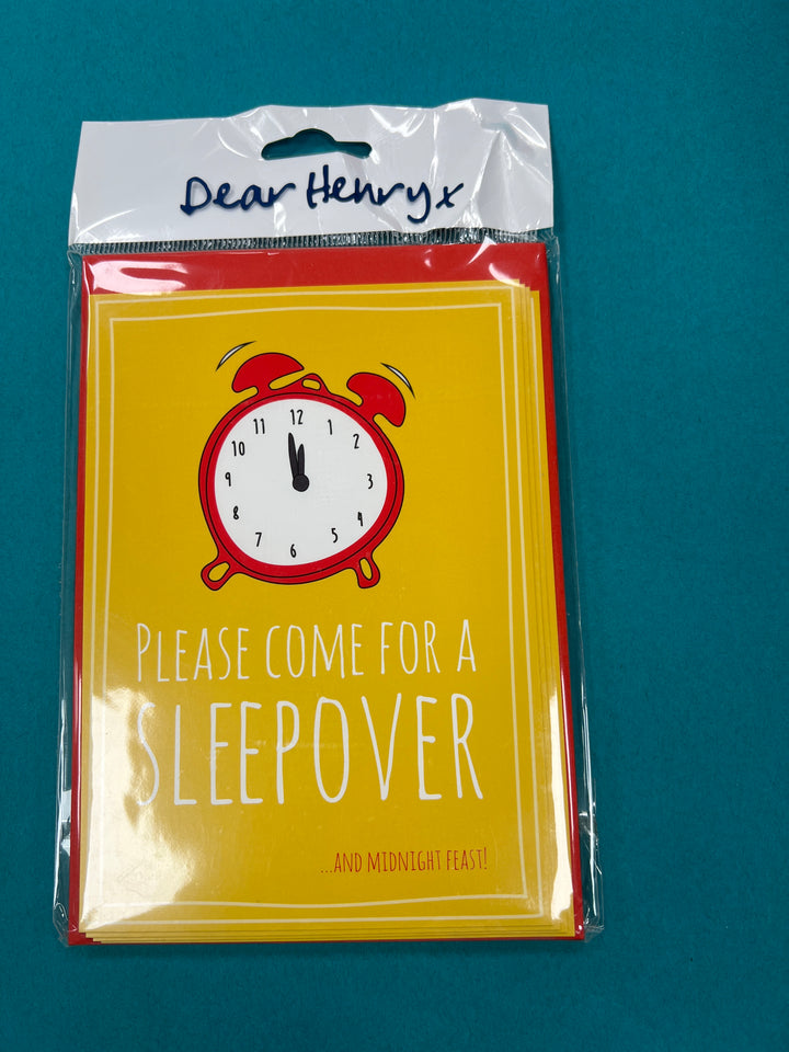 Sleepover Invite Postcards