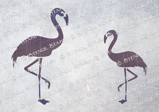 Flamingo Stencil