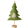 Fabric Christmas Tree Standing Decoration 40cm