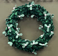 Green Felt Mistletoe Wreath