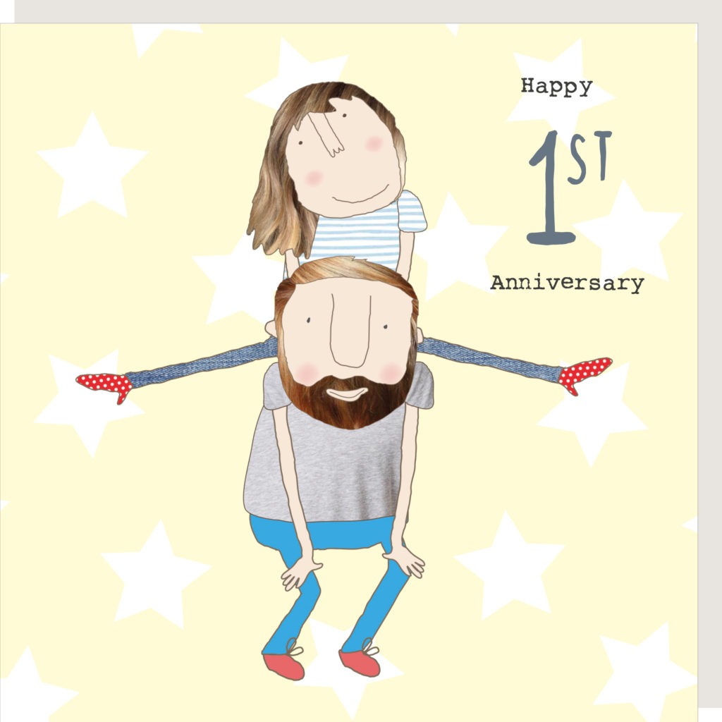 1st Wedding Anniversary Card