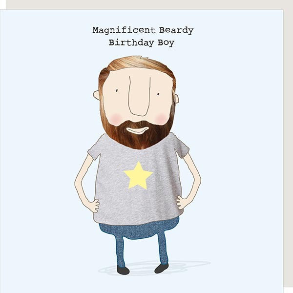 Beardy Birthday Boy Card