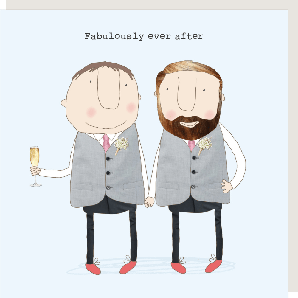 Fabulously Ever After wedding Day Card