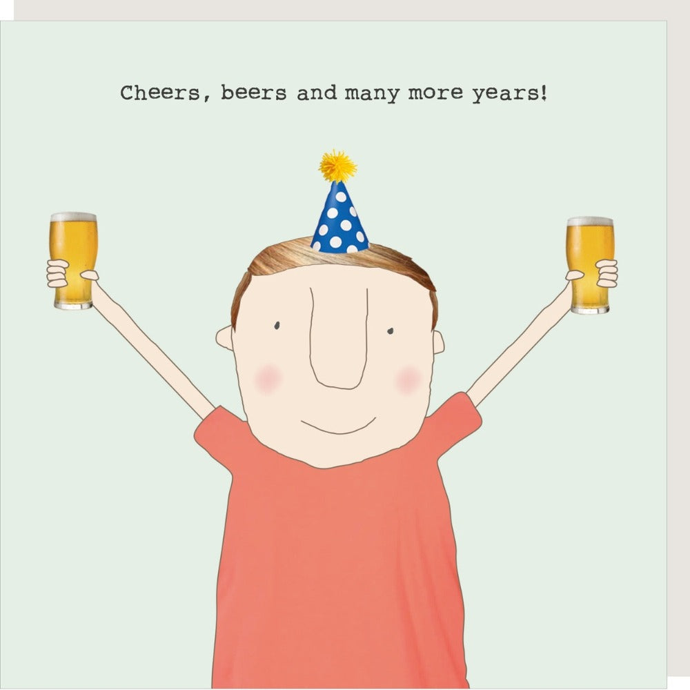 Cheers Beers Birthday Card