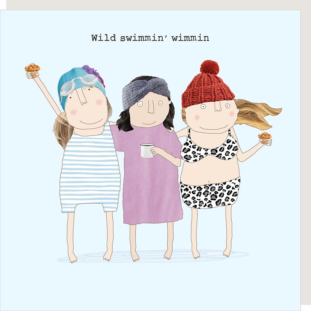 Swimmin Wimmin Greeting Card