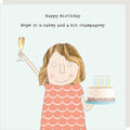 Champagney Birthday Card