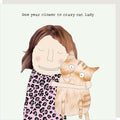 Cat Lady Birthday Card
