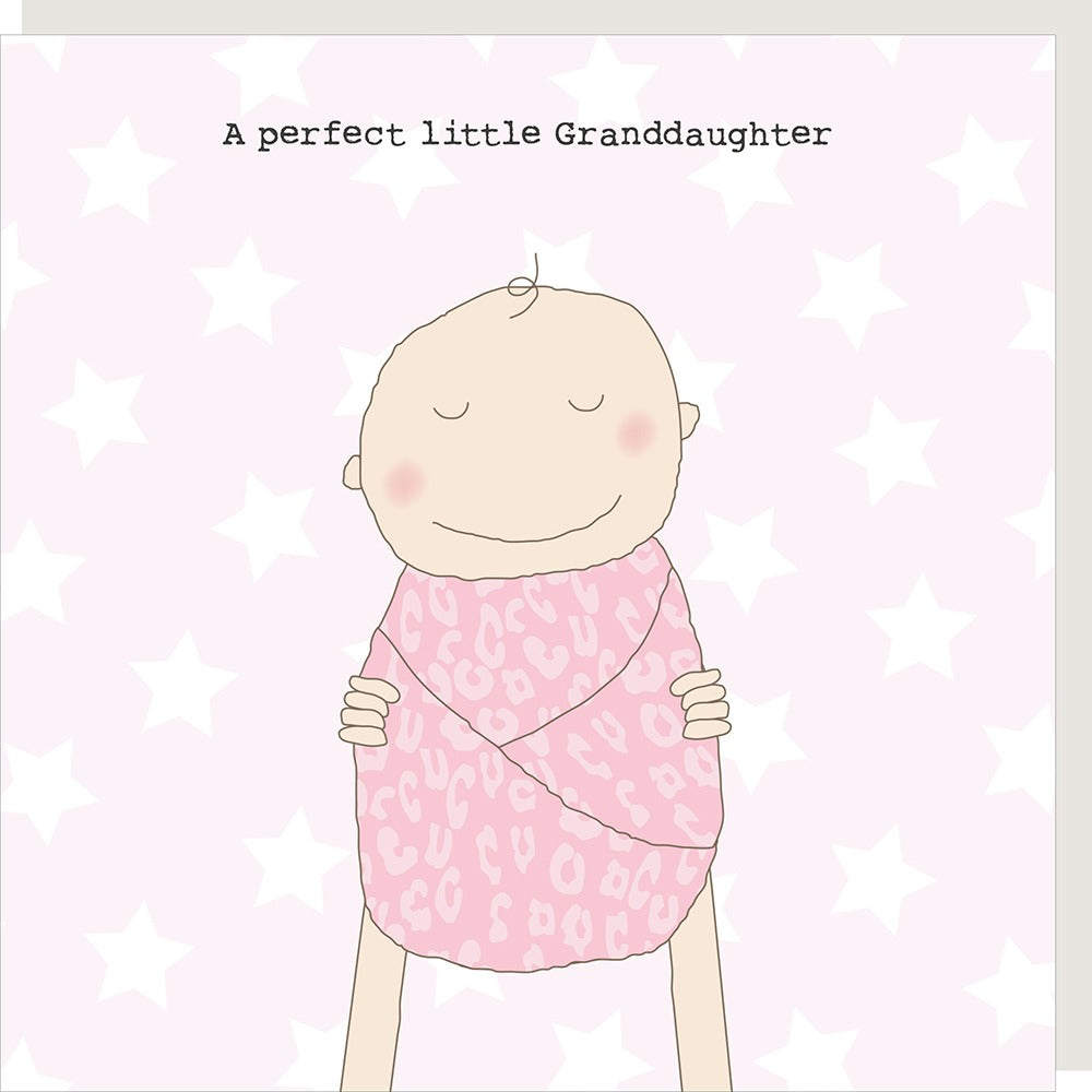 Perfect Granddaughter New Baby Card
