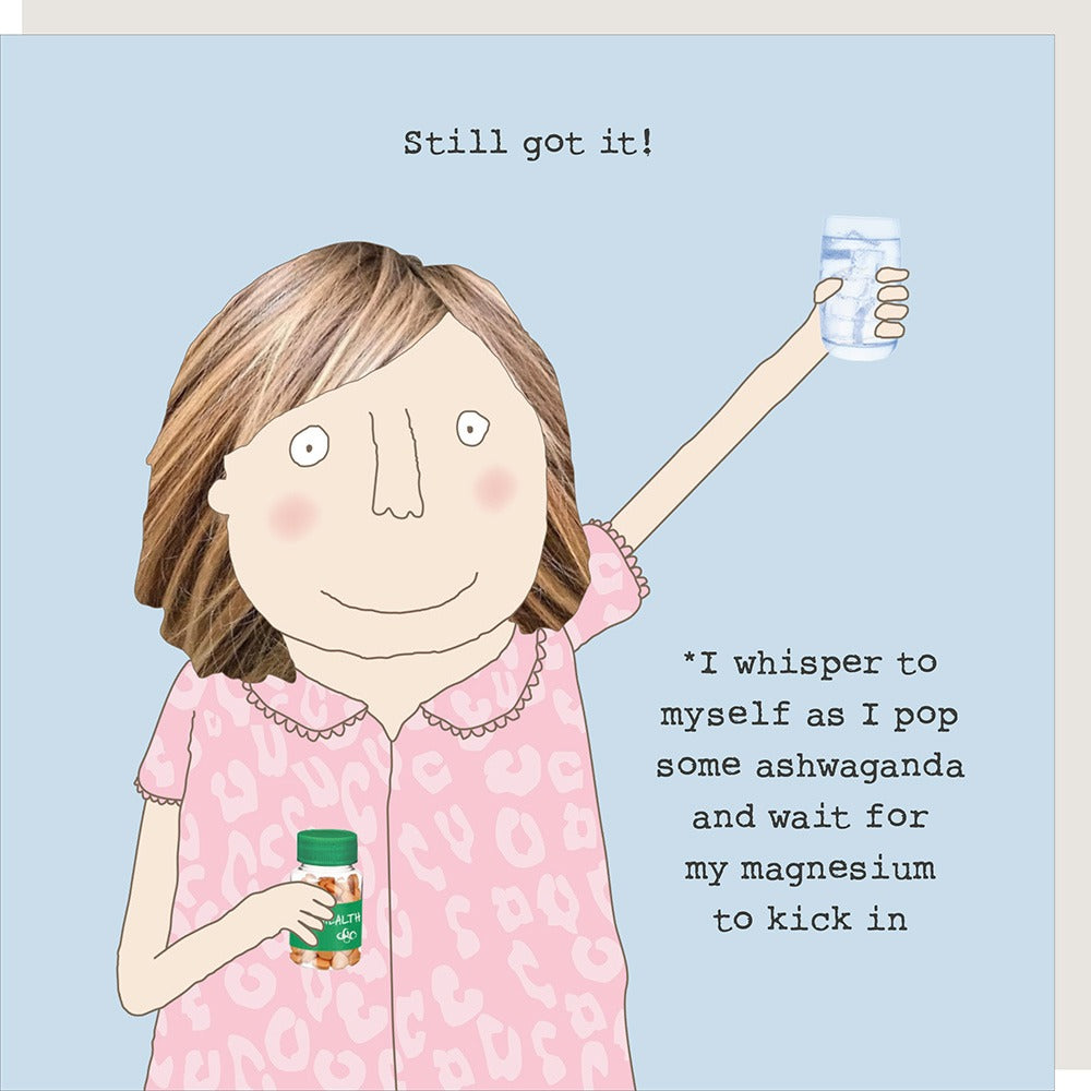 Kick In Greeting Card