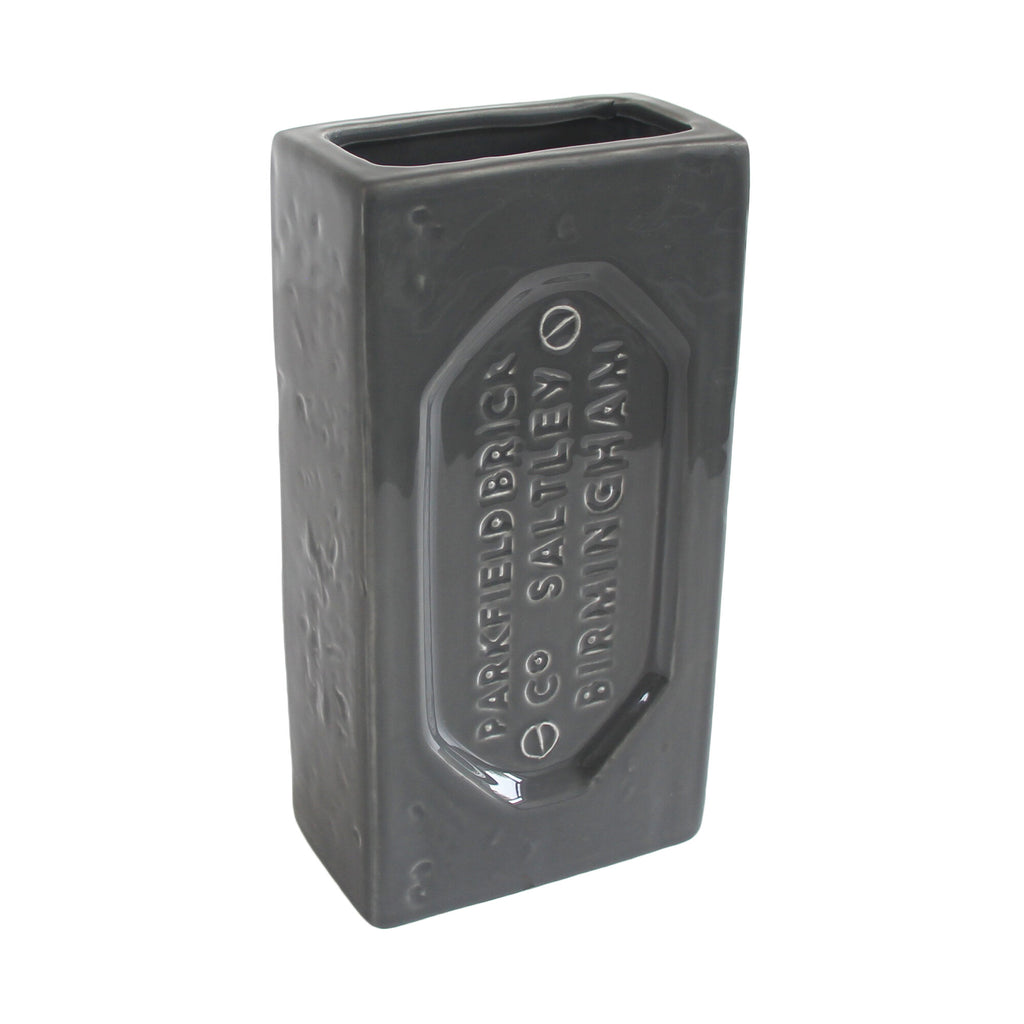 Birmingham Brick Vase - Grey