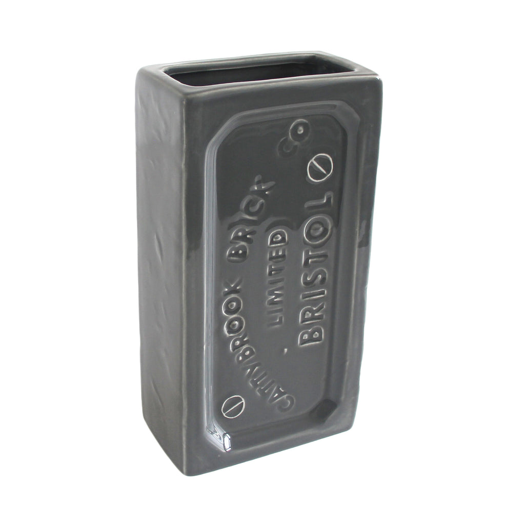 Bristol Brick Vase - Grey