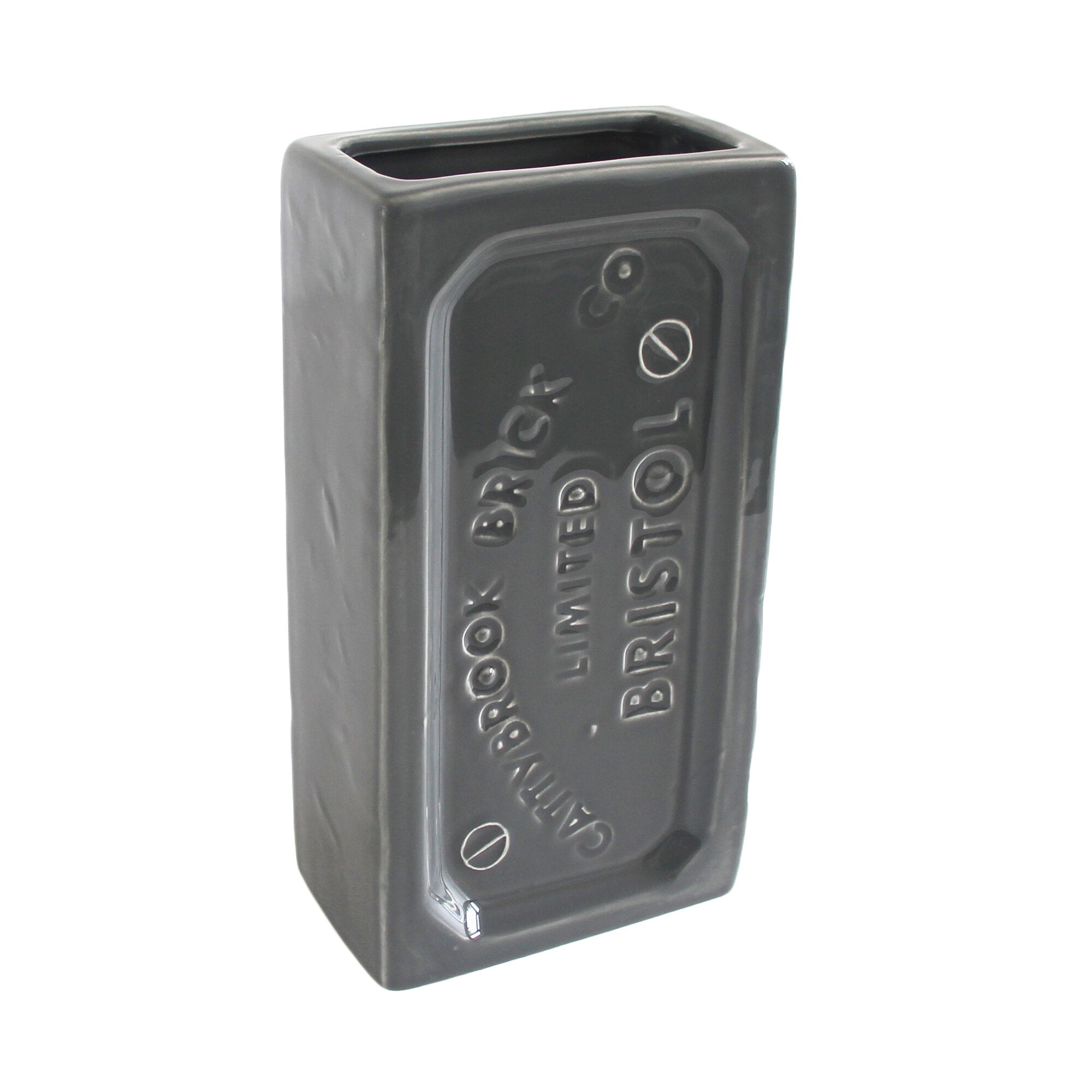 Bristol Brick Vase - Grey