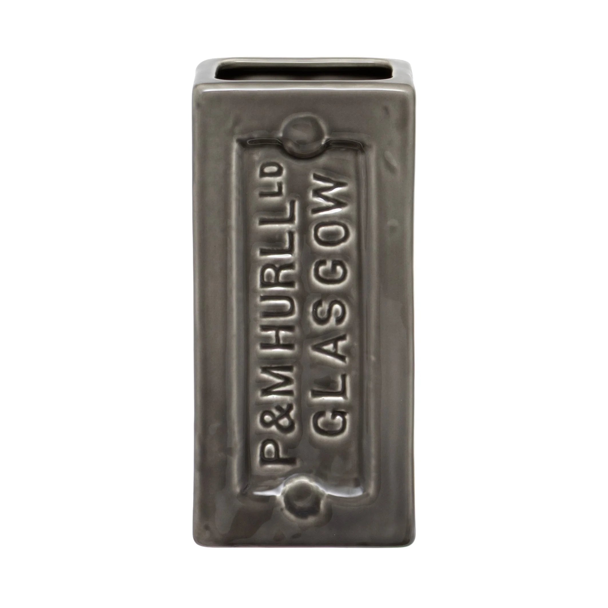 Glasgow Brick Vase - Grey