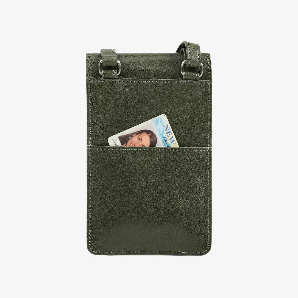 Velura Real Leather Cross Body Phone Bag