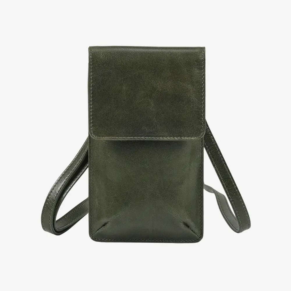 Velura Real Leather Cross Body Phone Bag