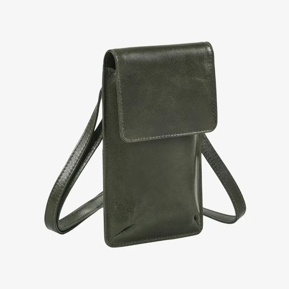 Velura Real Leather Cross Body Phone Bag