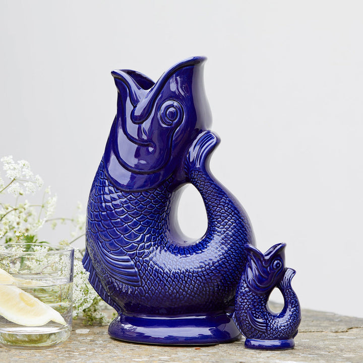 Cobalt Blue Glug Jug - Mini