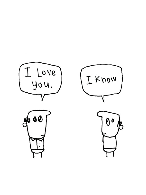 I Love You Greetings Card