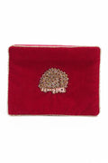 Hedgehog Motif Velvet Purse
