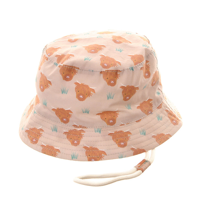 Child's Sun Hat - Highland Cow