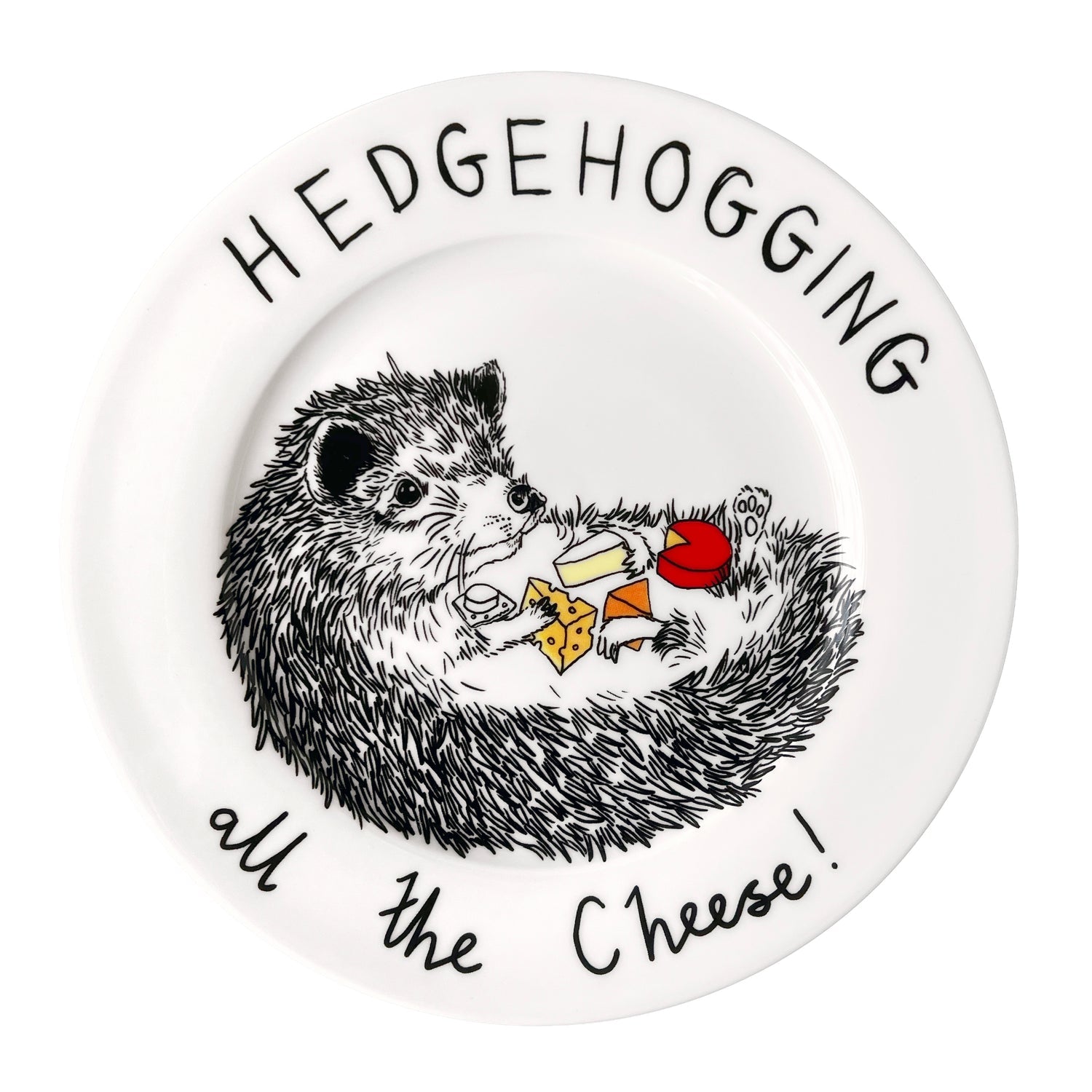 HedgeHogging All The Cheese Side Plate