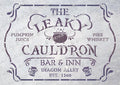 Leaky Cauldron Stencil