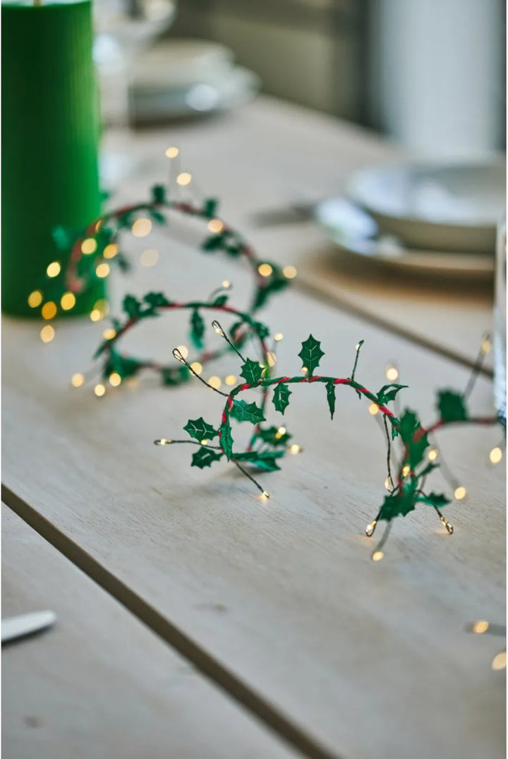 Holly Twine Light String