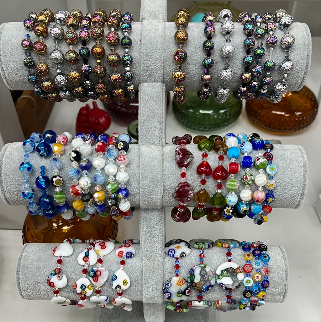 Glass Bead Bracelets
