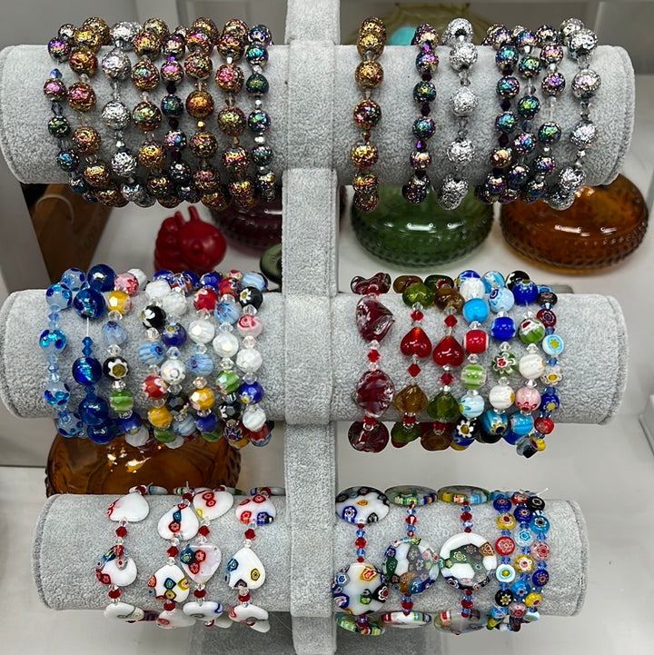 Glass Bead Bracelets