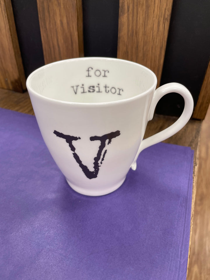 Letter Mug - V For....