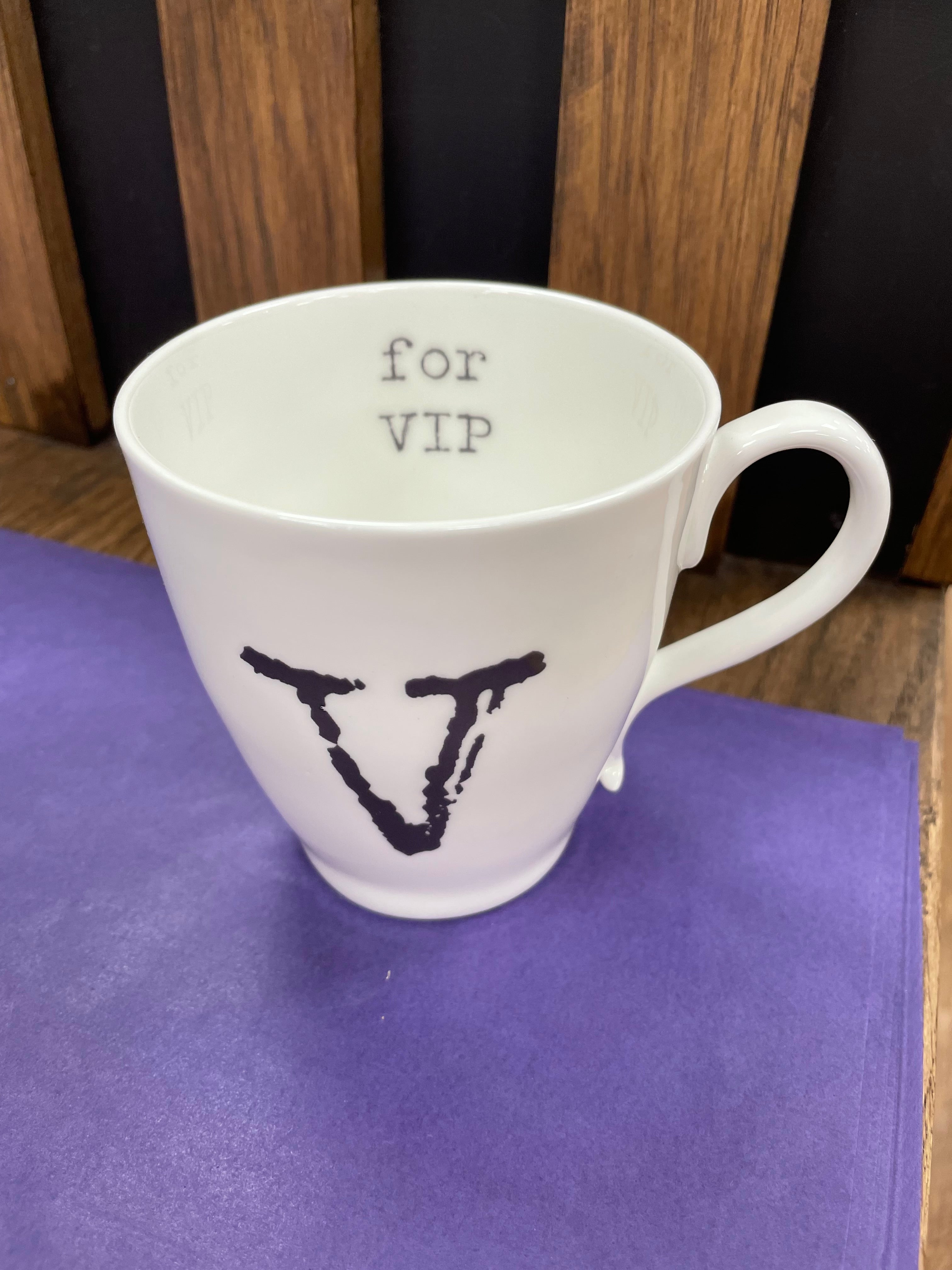 Letter Mug - V For....
