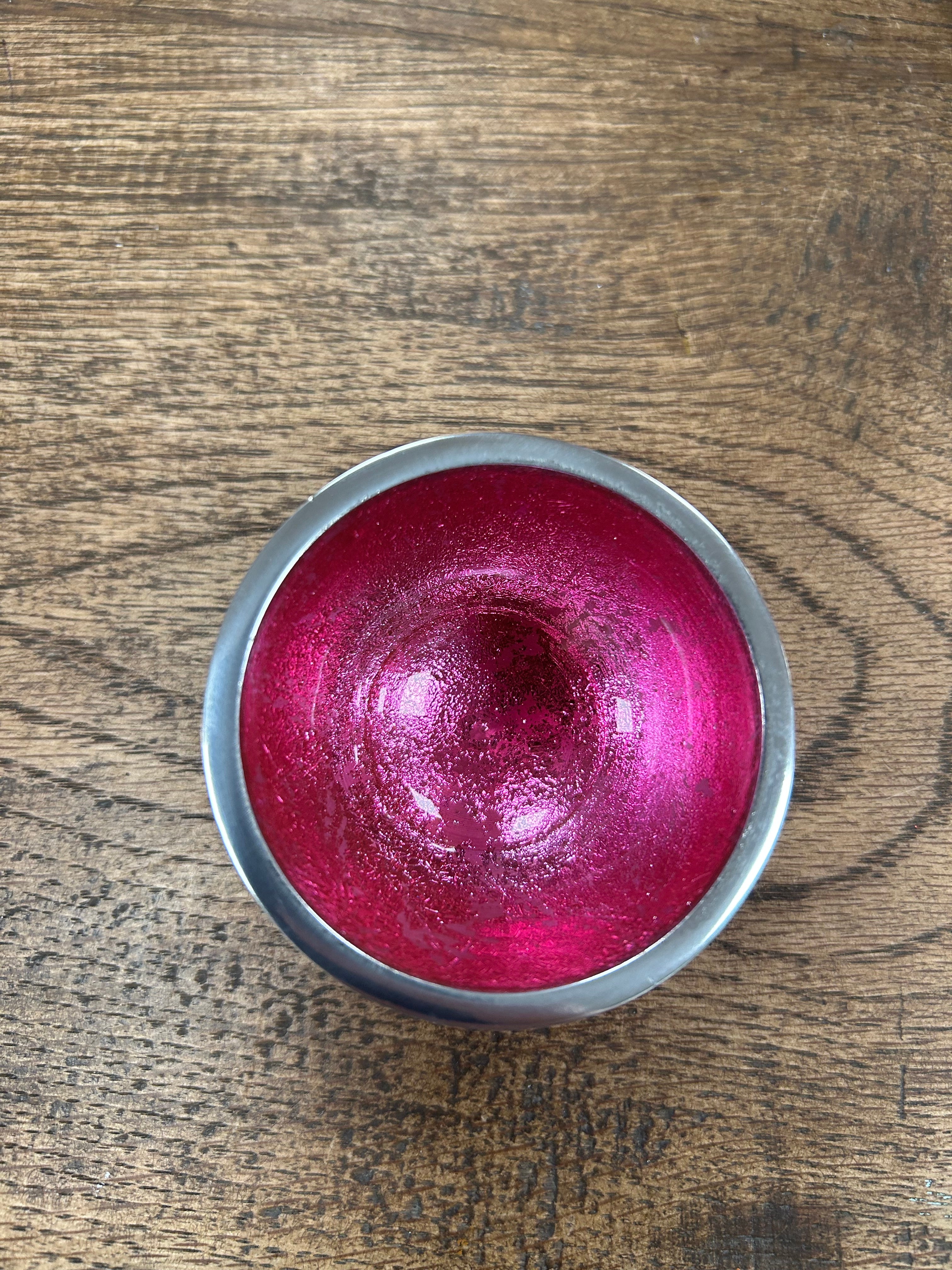 Mini Glitter Round Dish
