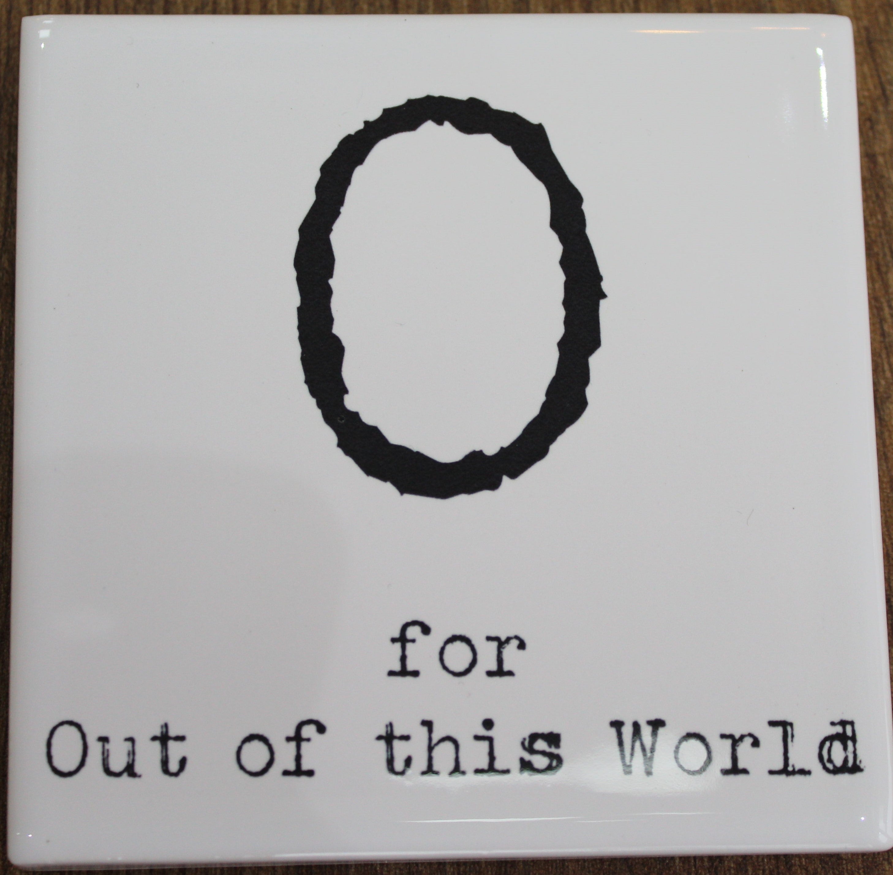 Letter Ceramic Coasters - O For...