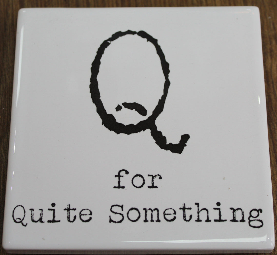 Letter Ceramic Coasters - O For...