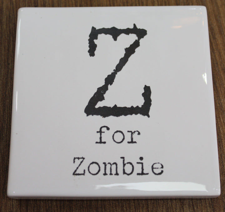 Letter Ceramic Coasters - Z For...