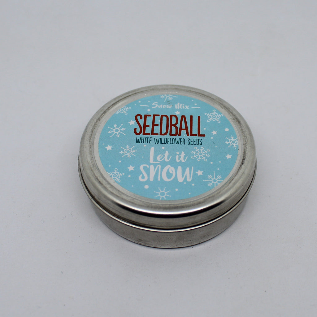 Seedball Wildflower Tins - Snow Mix