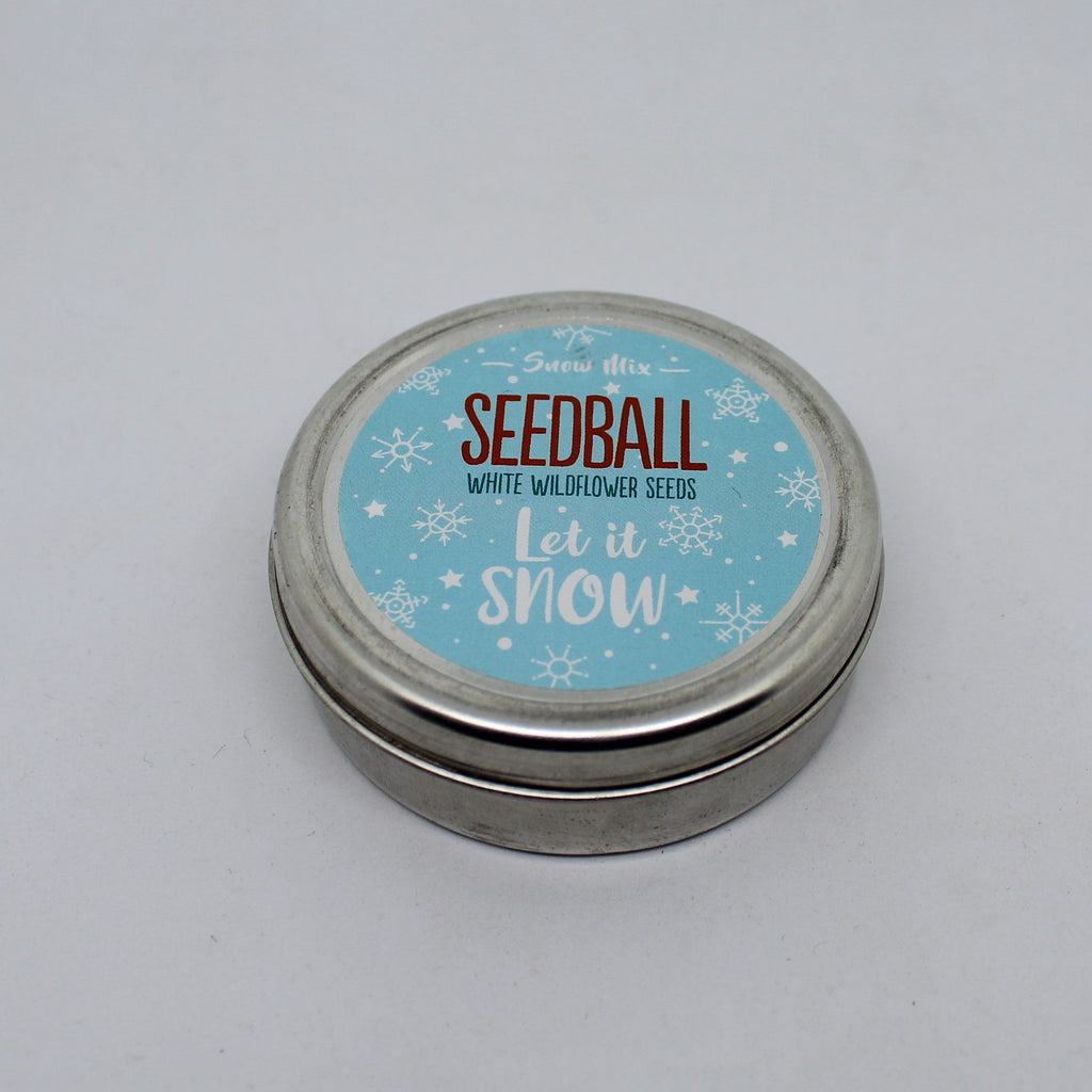 Seedball Wildflower Tins - Snow Mix