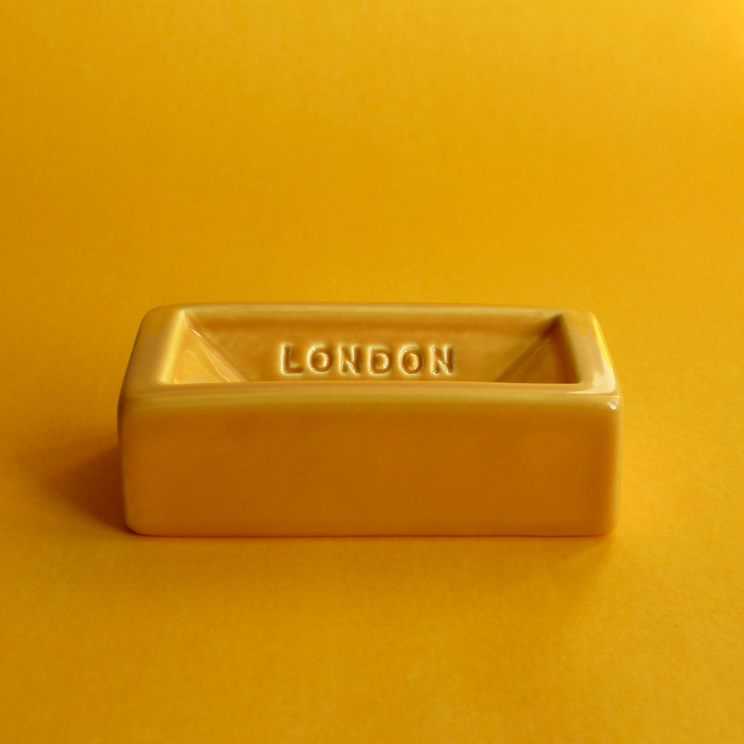 London Brick Soap Dish -Yellow