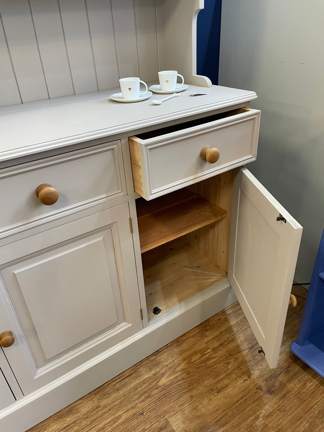 Pine Three  Bay Dresser