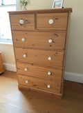 Tall Pine Chest of Drawers (waiting on your choice of colour)