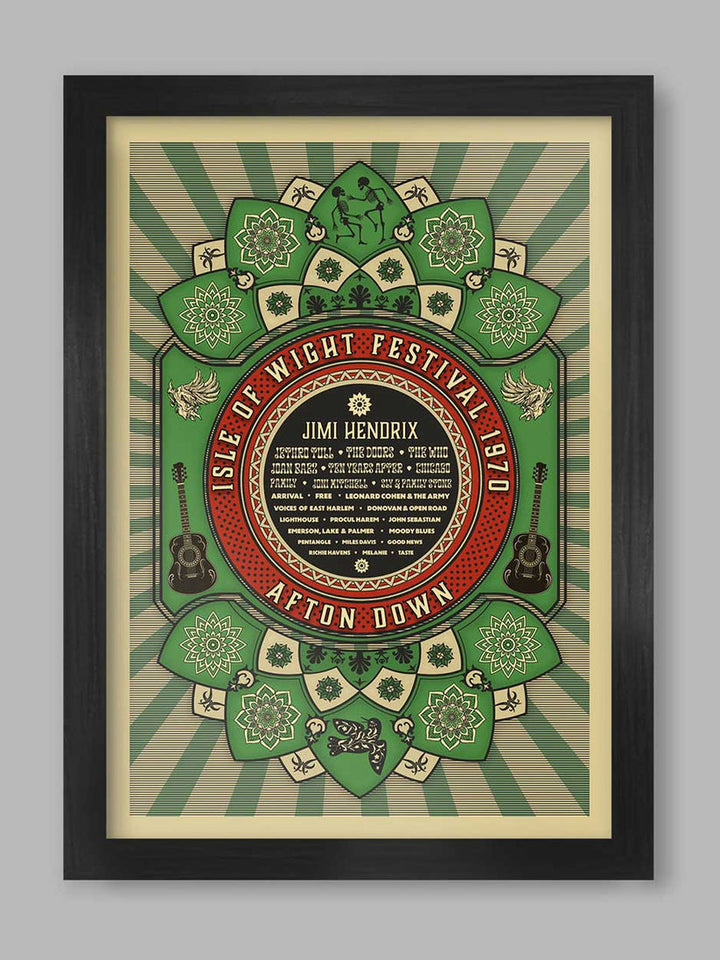 1970 Isle of Wight Festival (G) - Music Poster Print