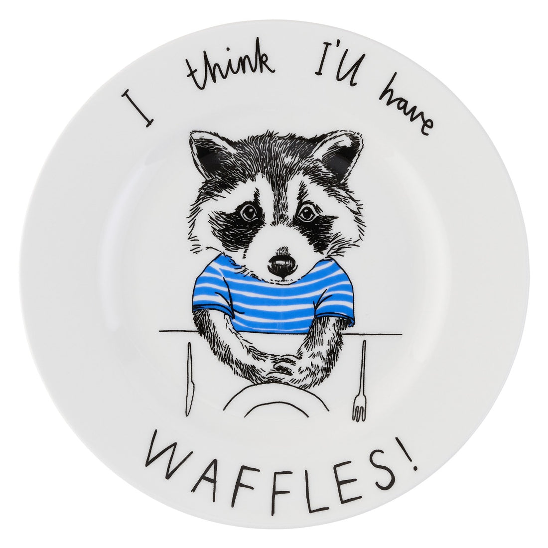 I Think I'll Have Waffles Side Plate