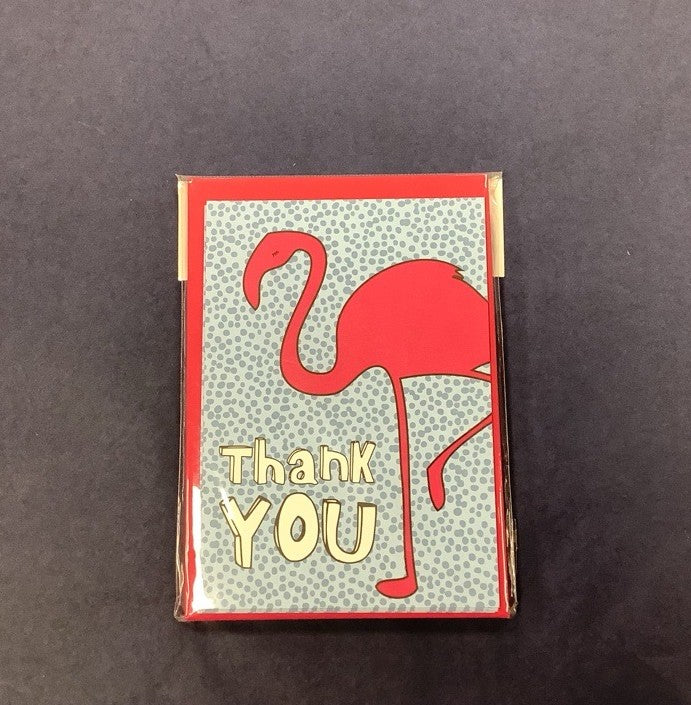 Children's Thank You Card Pack - Flamingo