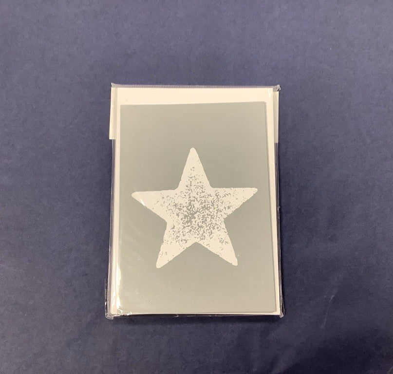 Postcard - Grey Star