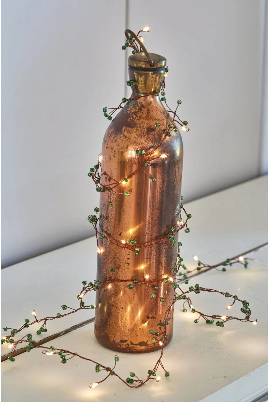 Green Jewel Cluster String Lights