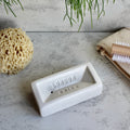 London Brick Soap Dish - White