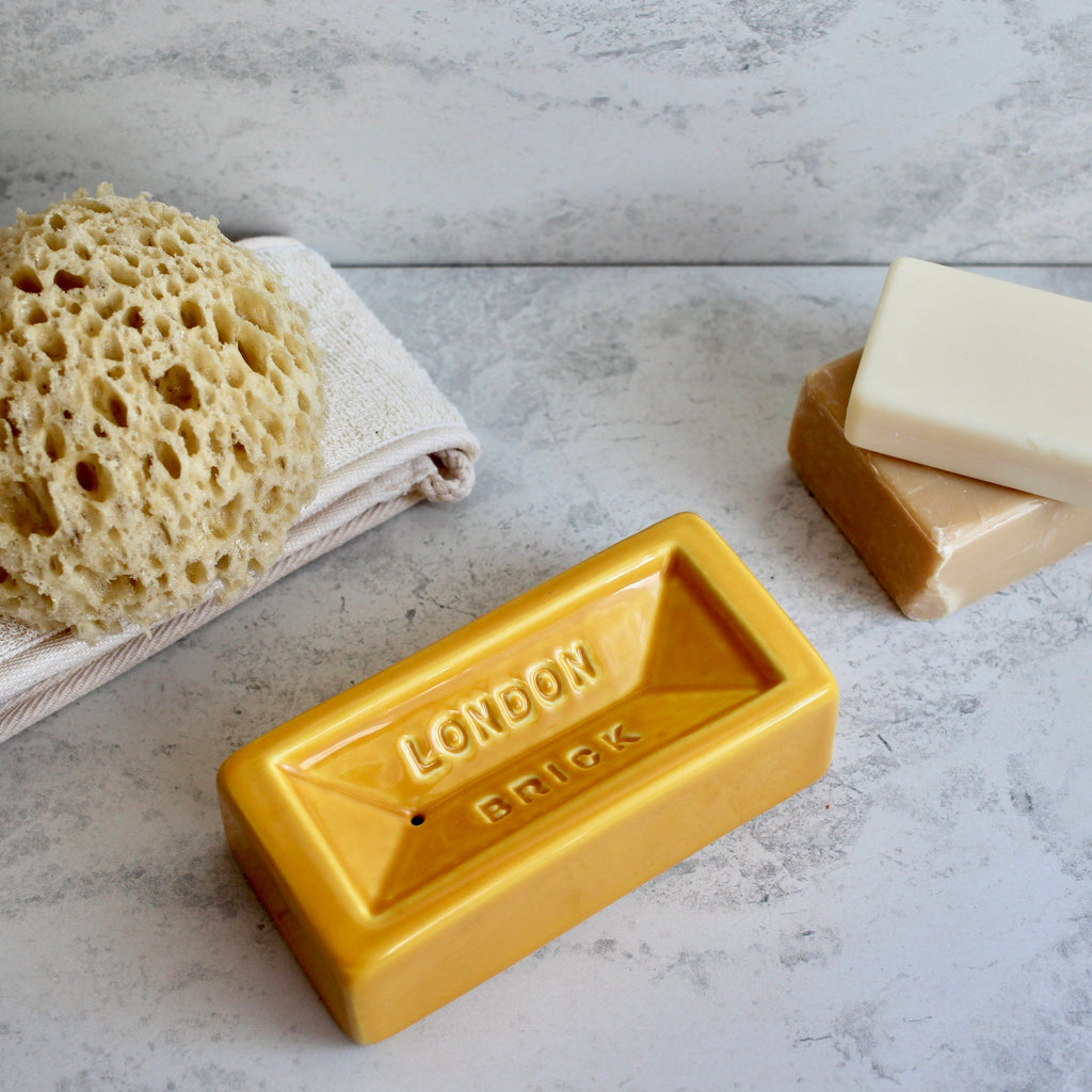 London Brick Soap Dish -Yellow
