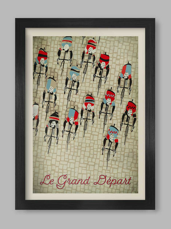 Le Grand Depart - Cycling Poster Print